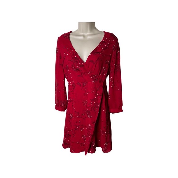 Madewell Dresses & Skirts - Madewell Hazelwood Wrap-Front Mini Dress in Windswept Floral size 2
